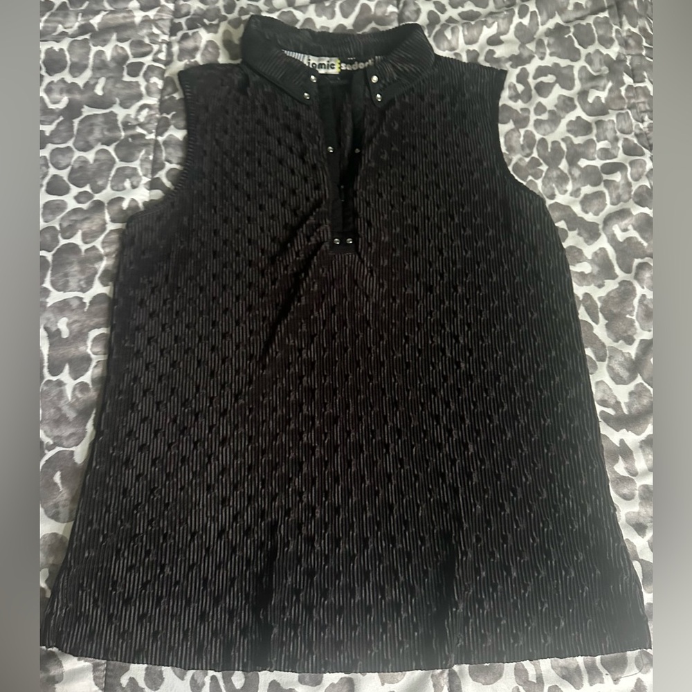 Jamie Sadock sleeveless golf polo sz LG